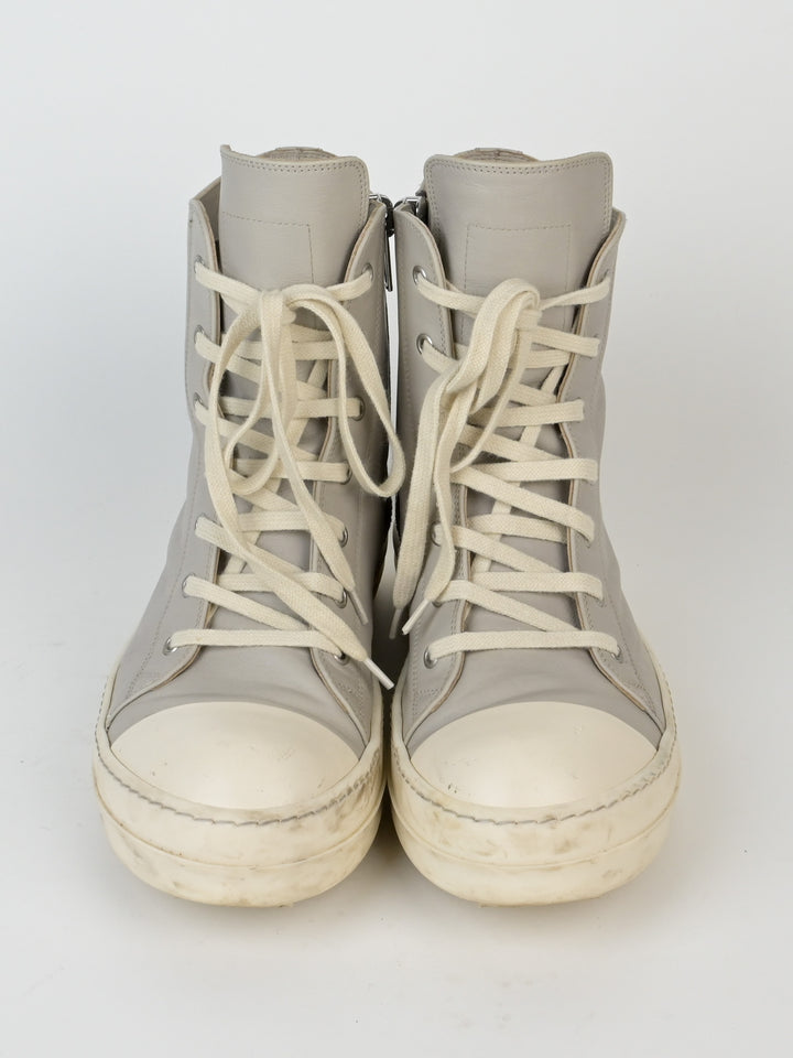 High Top Mainline Pearl Leather Ramones