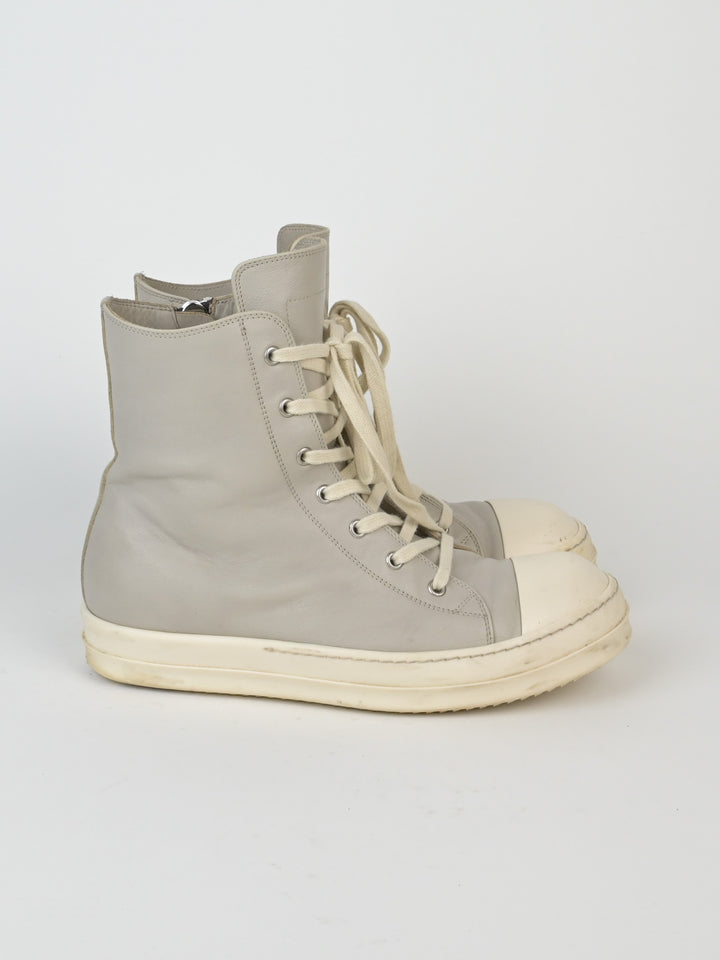 High Top Mainline Pearl Leather Ramones
