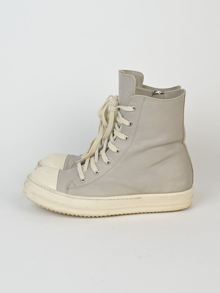 High Top Mainline Pearl Leather Ramones