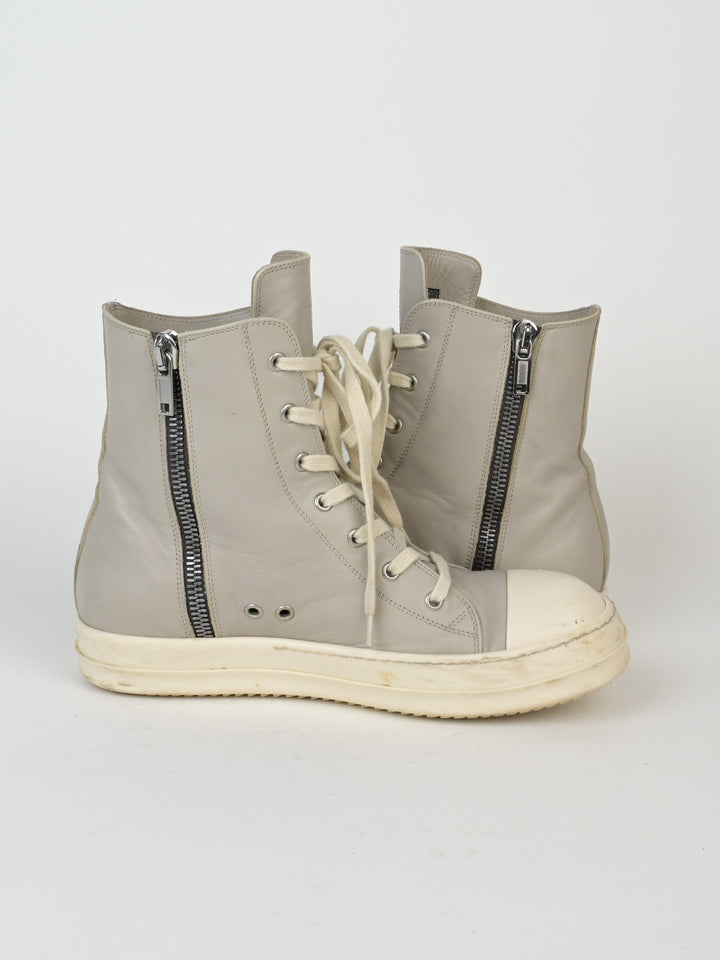High Top Mainline Pearl Leather Ramones