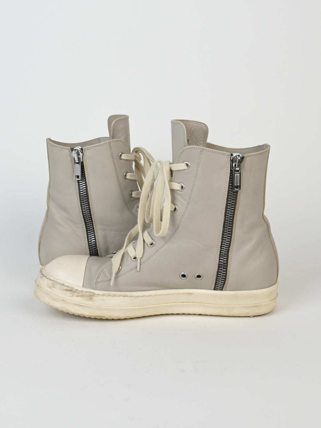 High Top Mainline Pearl Leather Ramones