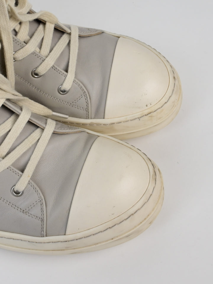 High Top Mainline Pearl Leather Ramones
