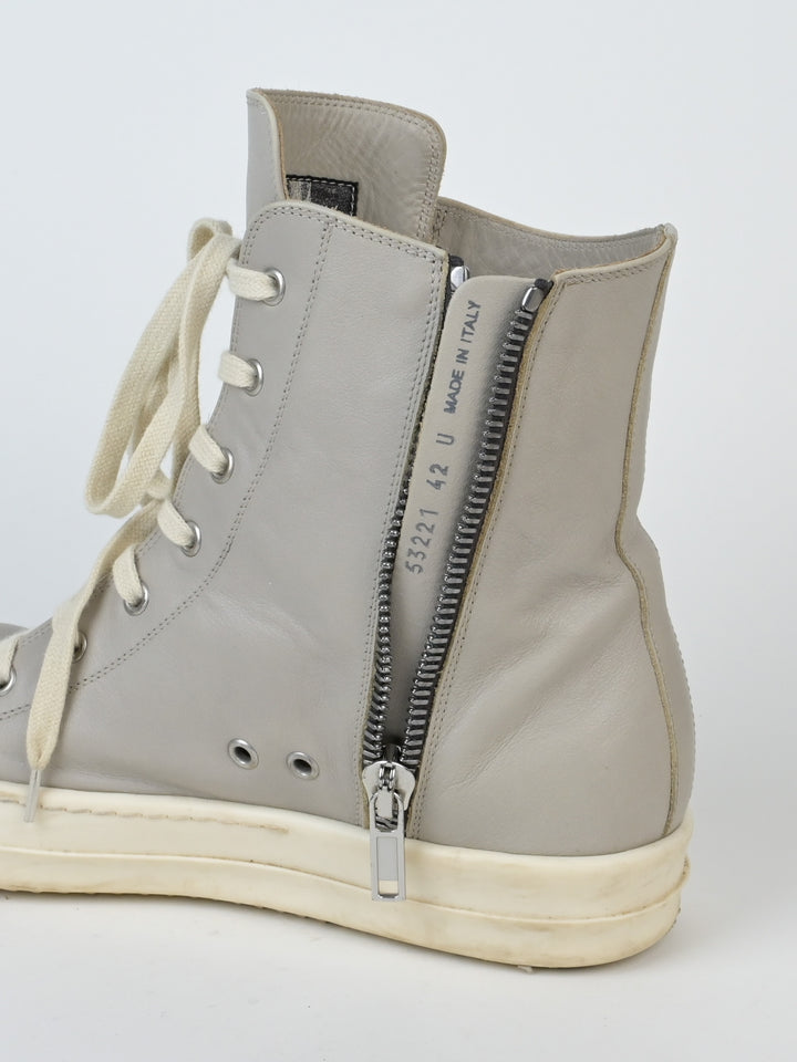 High Top Mainline Pearl Leather Ramones