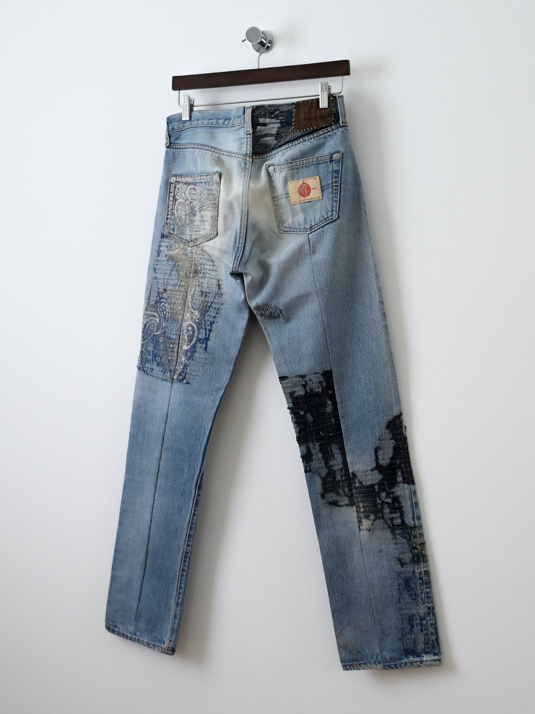 'Glitch Boro' Denim