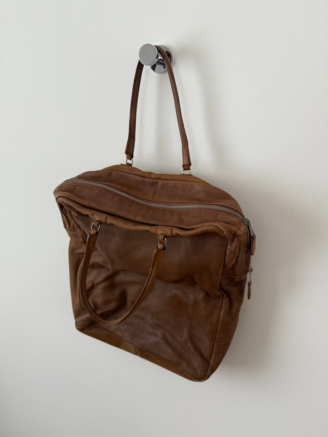 Vintage Multi-Pocket Tote