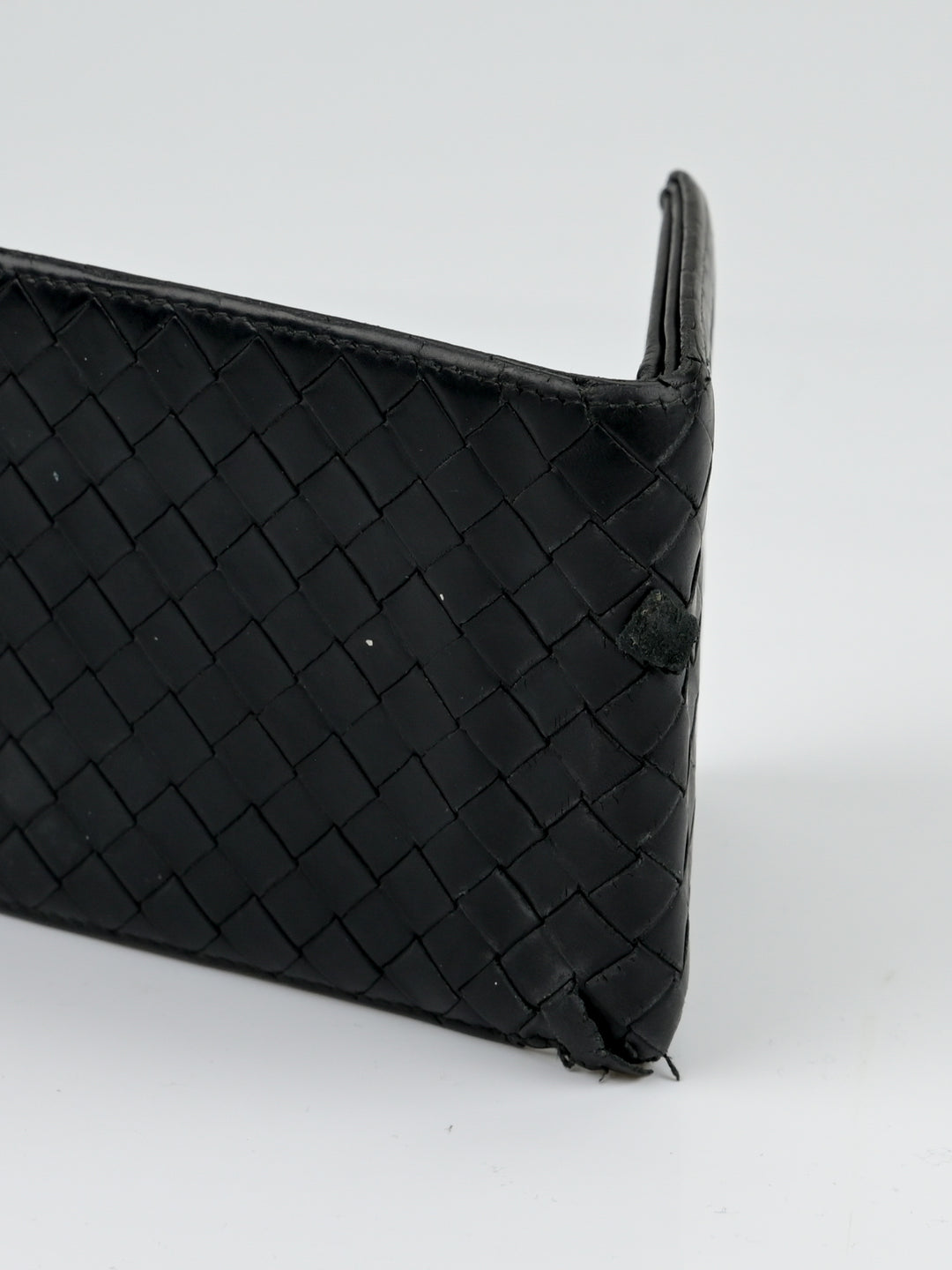 Intrecciato Leather Bi-Fold Wallet