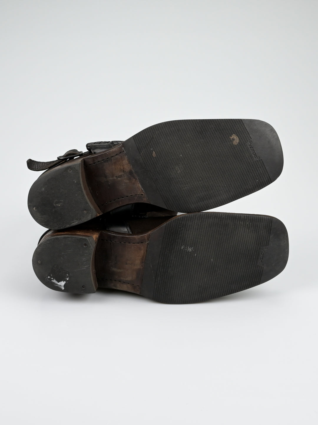 Suede Intrecciato Braided Weave Cord Boots