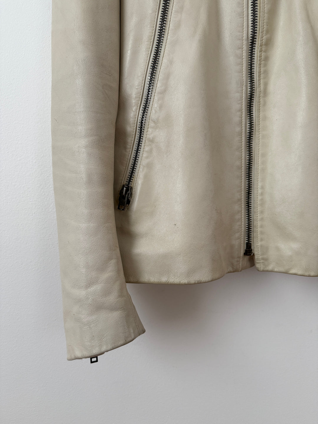 2013 5 Zip Leather Moto Jacket