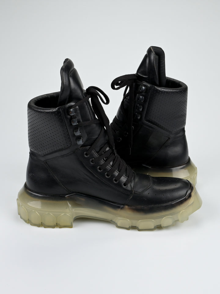 Tractor Boots Clear Sole