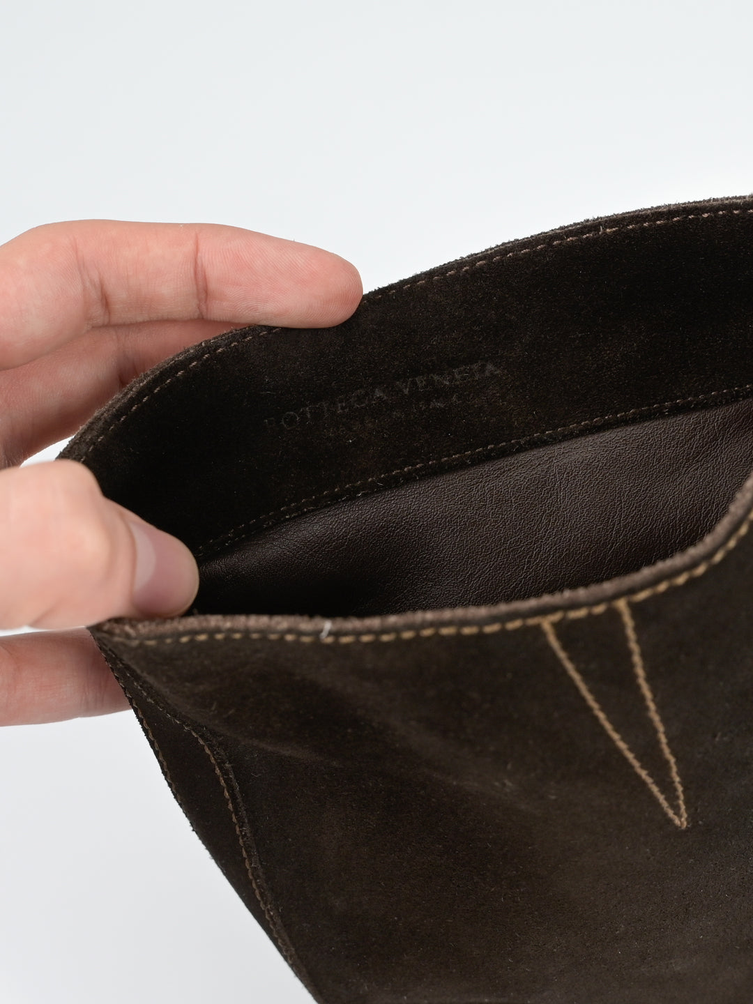 Suede Intrecciato Braided Weave Cord Boots