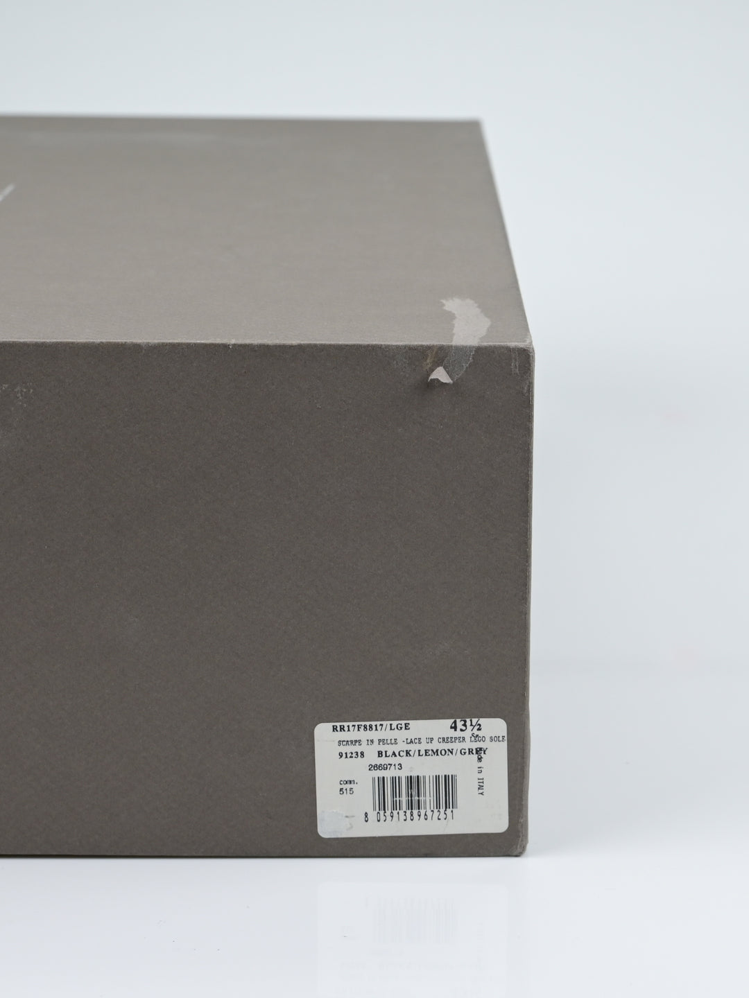 F/W 2017 'Glitter' Hexagram Creeper Boots Lego Sole