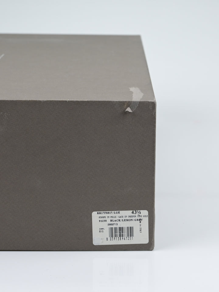 F/W 2017 'Glitter' Hexagram Creeper Boots Lego Sole