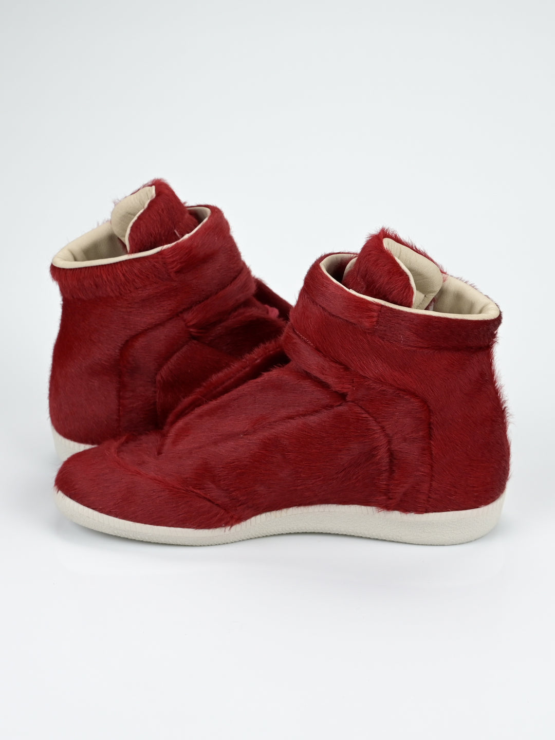 Yeezus Red Calf Pony Hair Future Sneakers