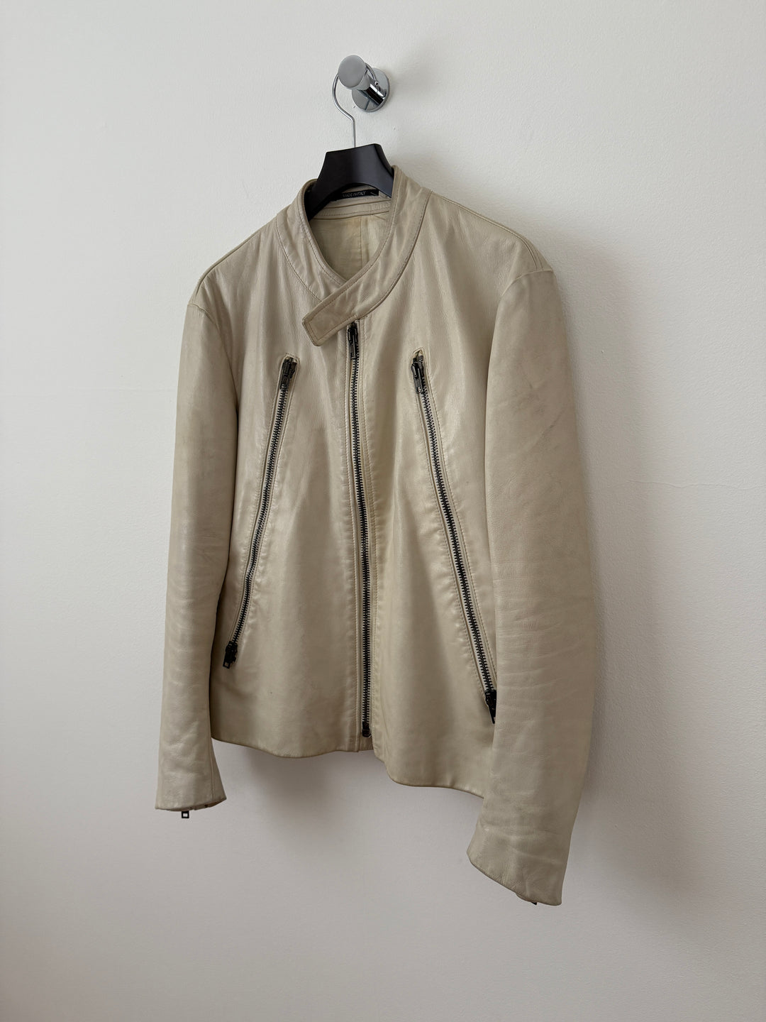 2013 5 Zip Leather Moto Jacket