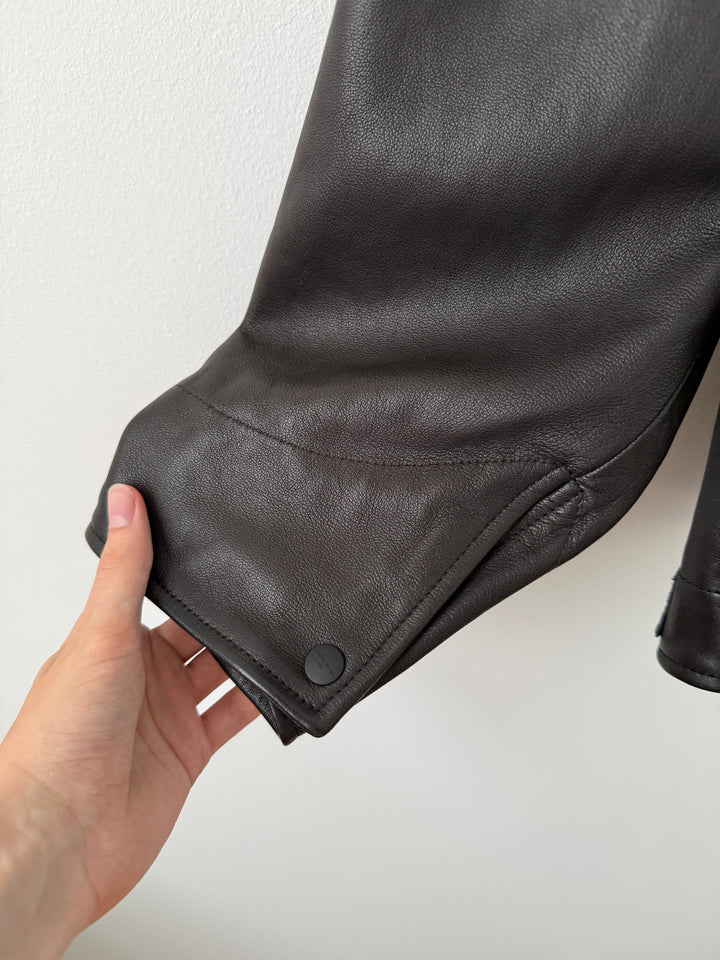 "Records" Leather Jacket