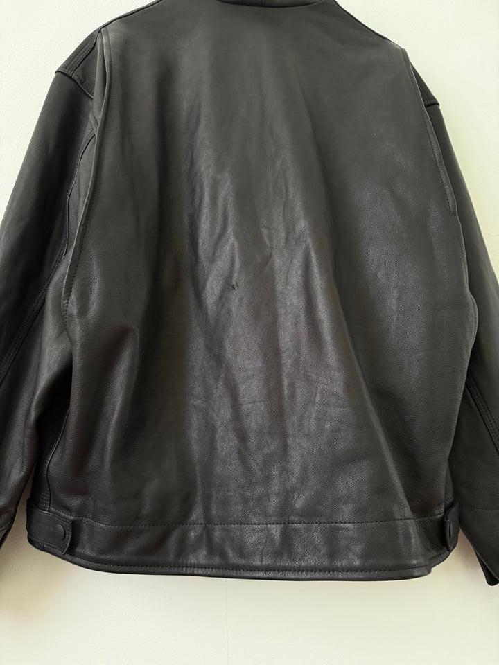 "Records" Leather Jacket