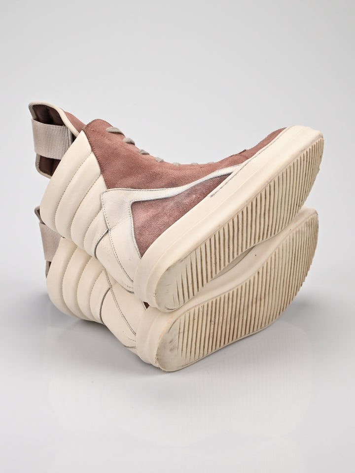 Dust Pink Suede Geobaskets