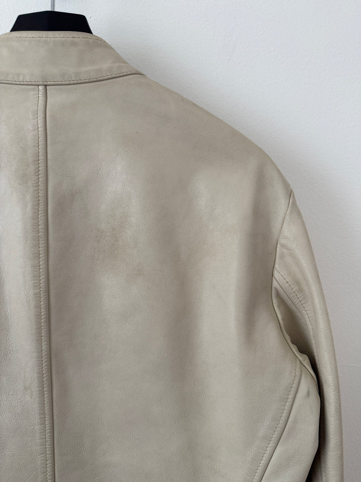 2013 5 Zip Leather Moto Jacket