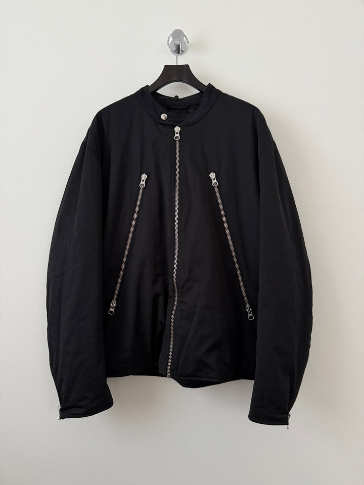 MM6 Hooded 5 Zip Bomber w/Scarf