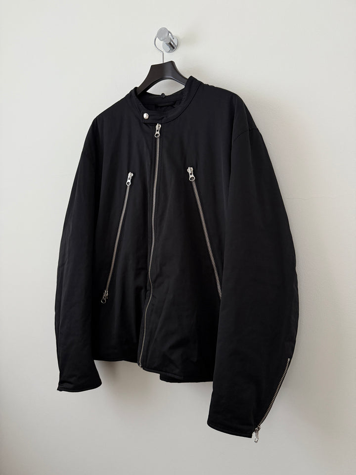 MM6 Hooded 5 Zip Bomber w/Scarf