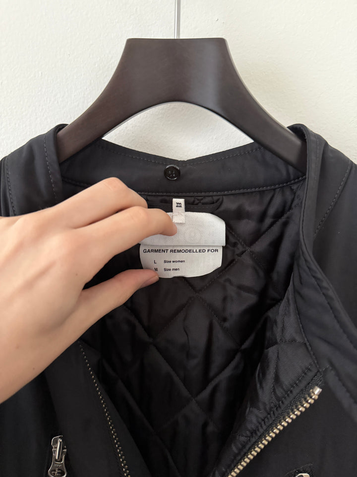 MM6 Hooded 5 Zip Bomber w/Scarf