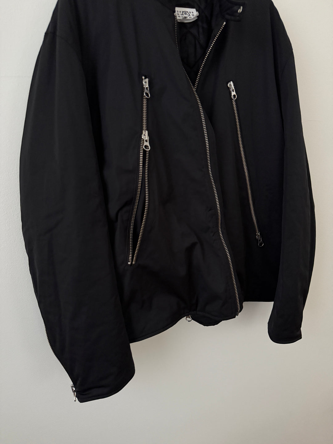 MM6 Hooded 5 Zip Bomber w/Scarf