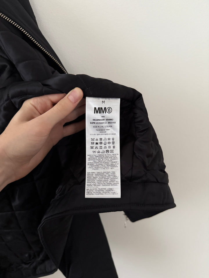 MM6 Hooded 5 Zip Bomber w/Scarf