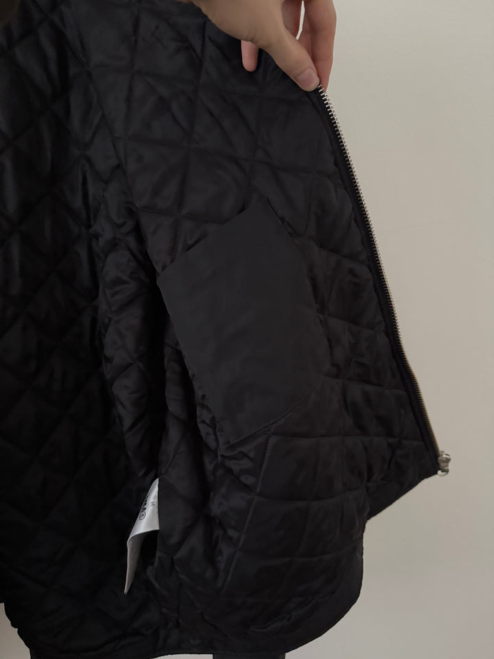 MM6 Hooded 5 Zip Bomber w/Scarf