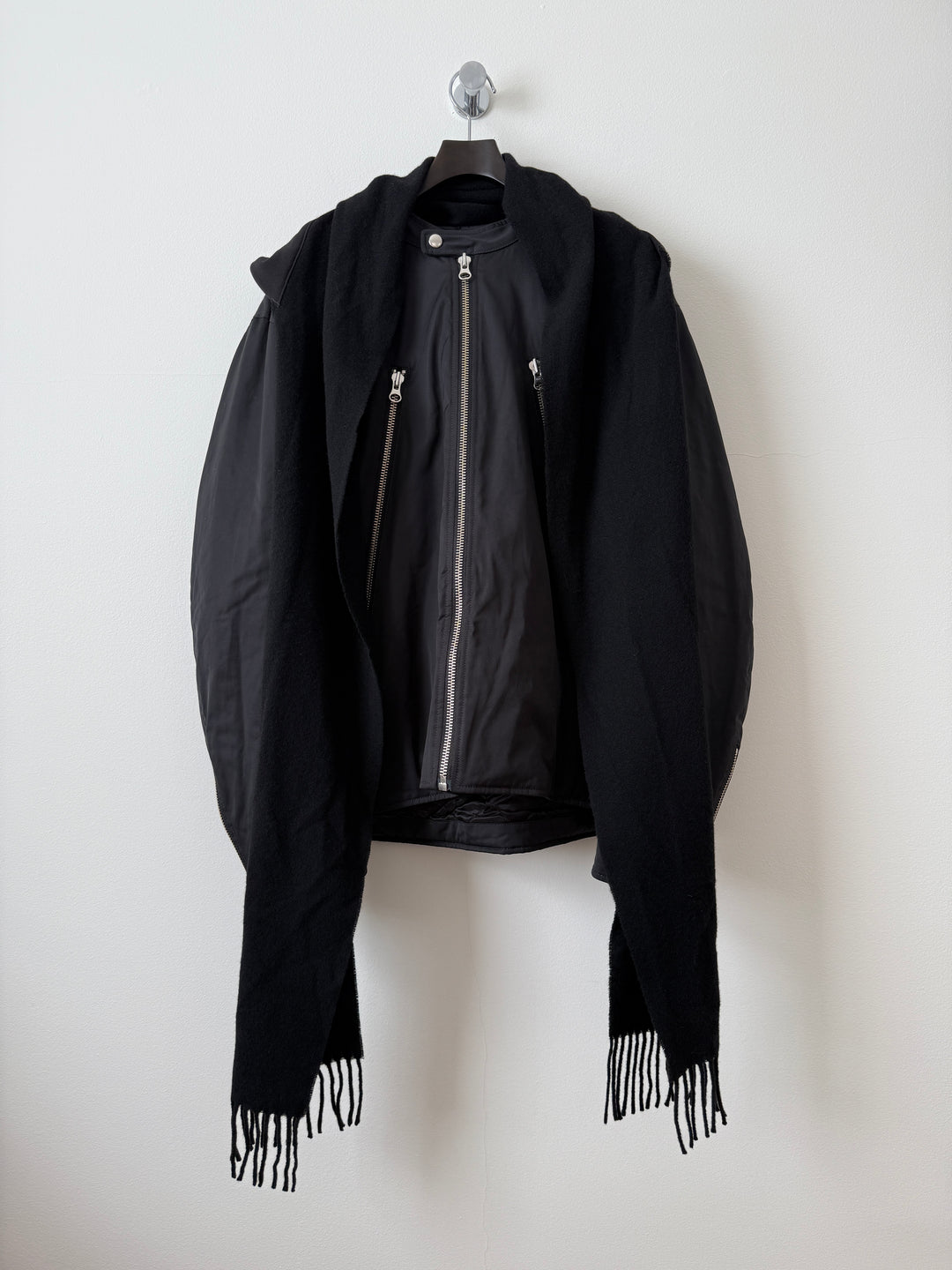 MM6 Hooded 5 Zip Bomber w/Scarf
