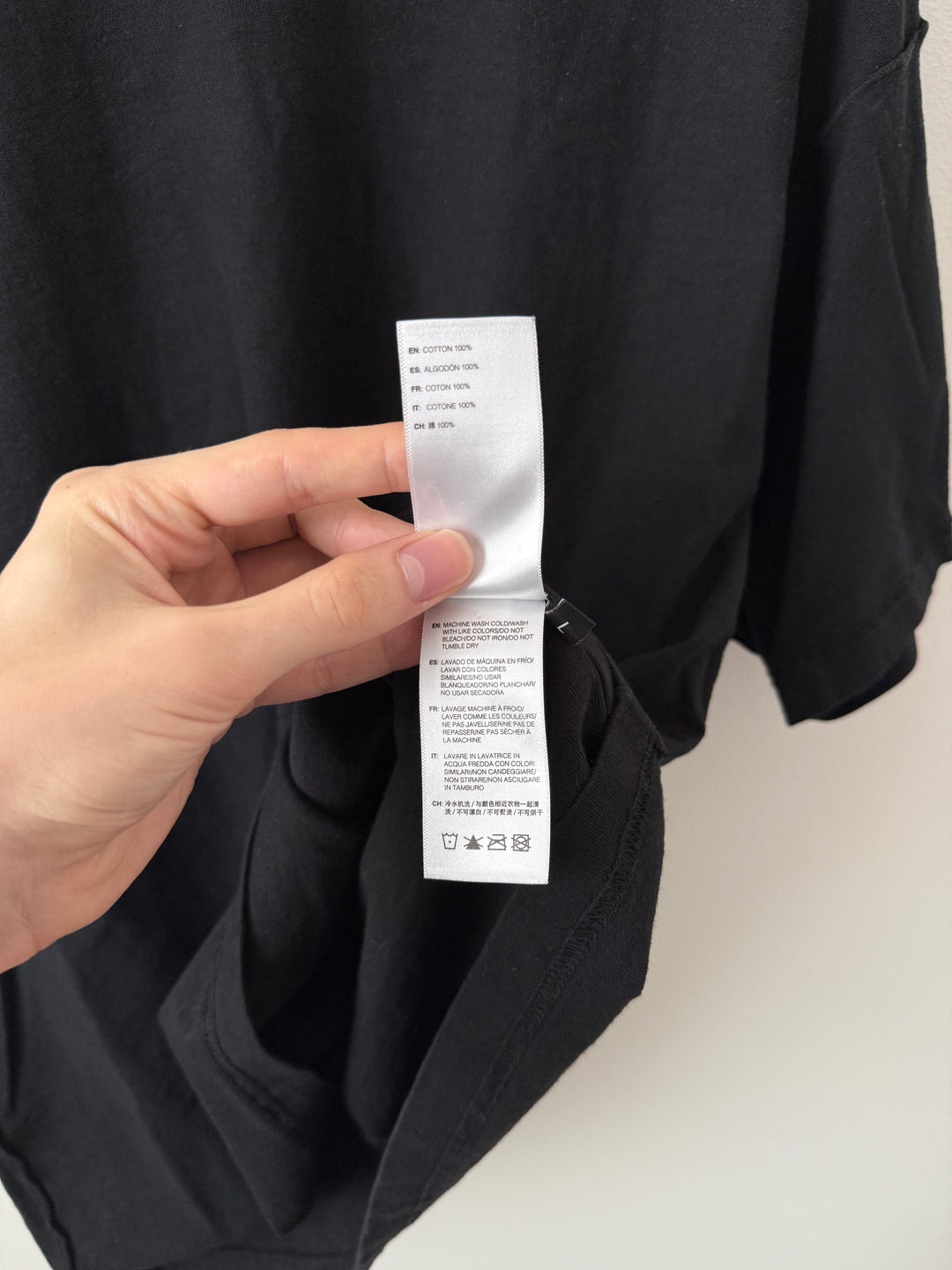 Reverse Cropped T Shirt