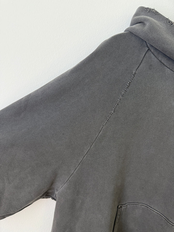 Grey Folsom Distressed Hoodie