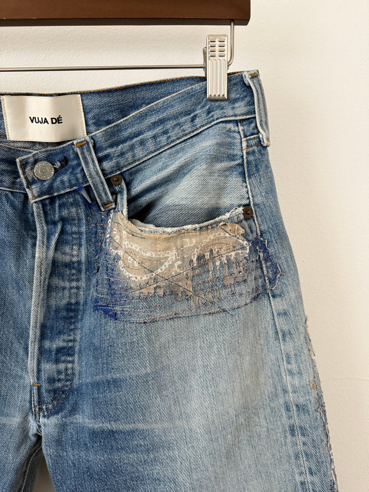 Proleta Re Art Glitch Boro Denim