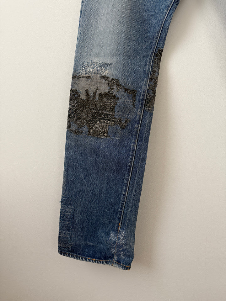 Proleta Re Art Glitch Boro Denim