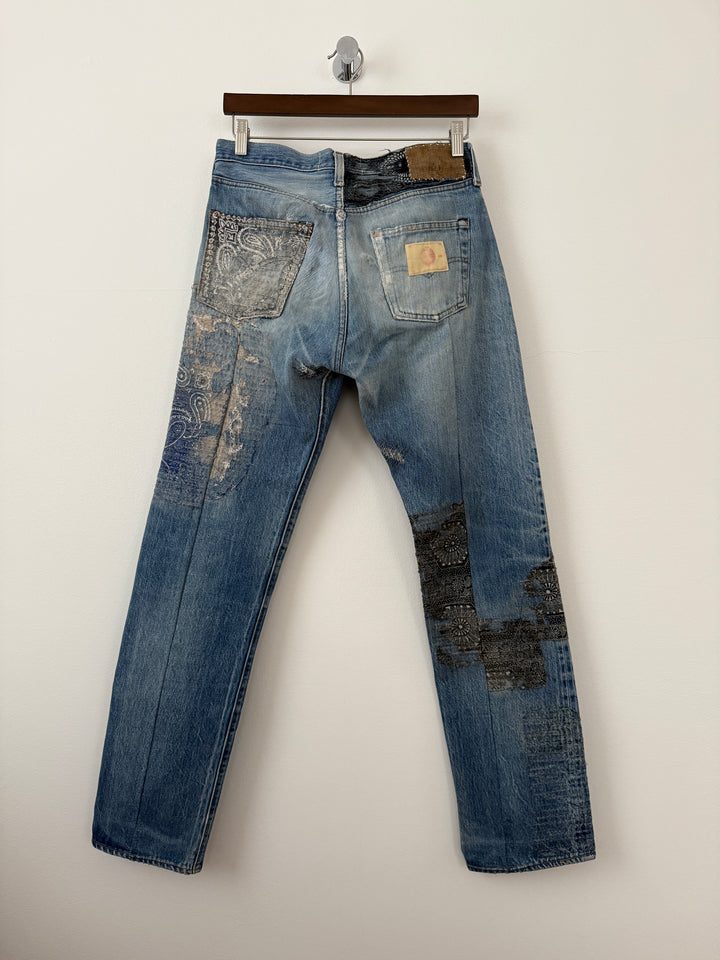 Proleta Re Art Glitch Boro Denim