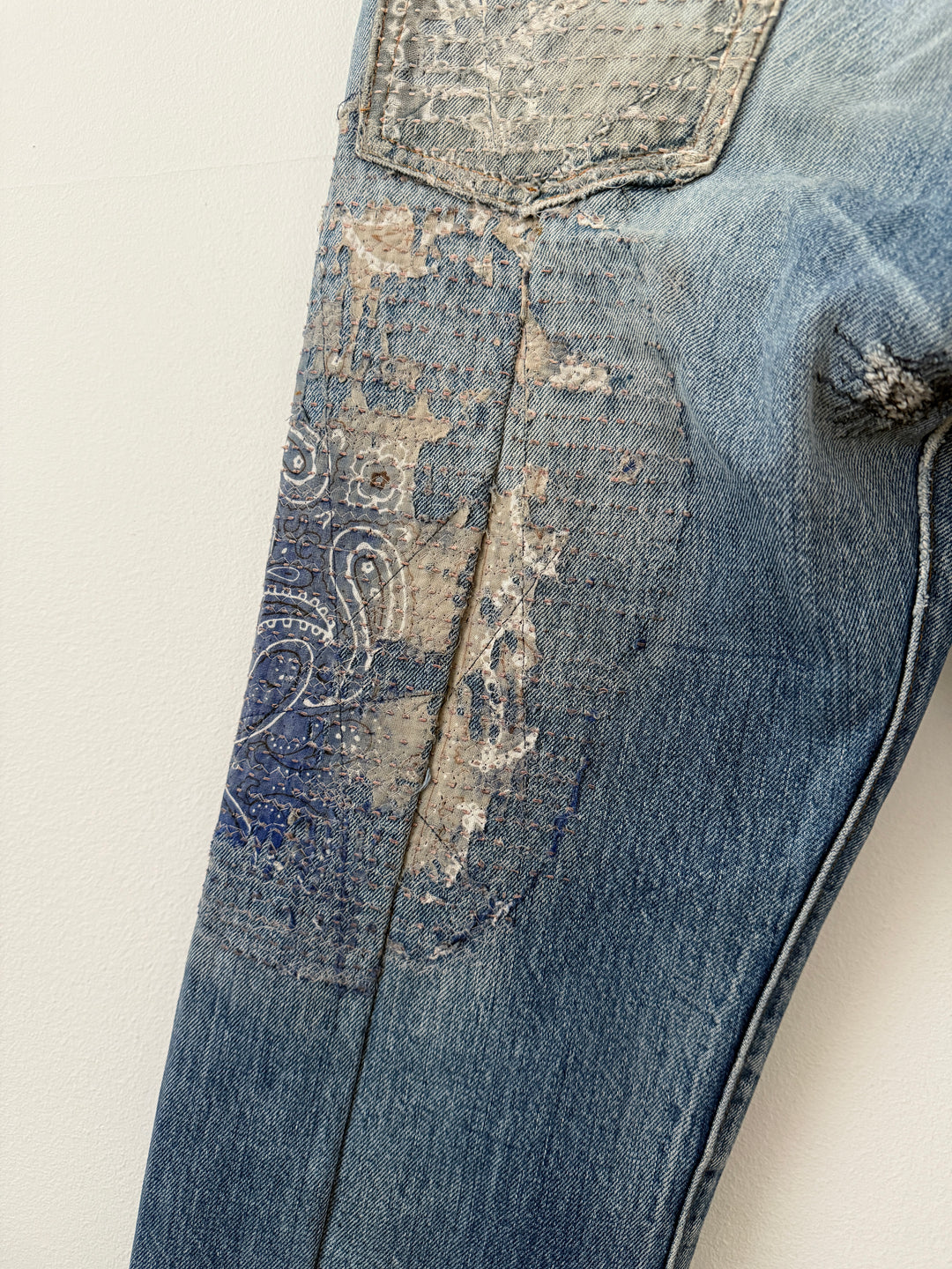 Proleta Re Art Glitch Boro Denim