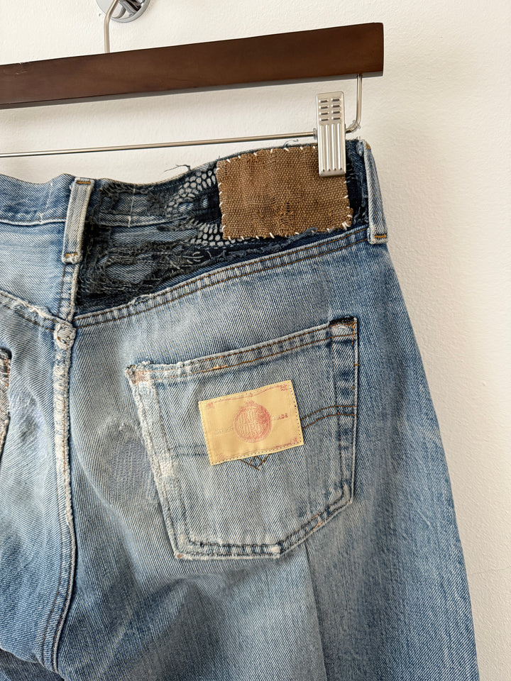 Proleta Re Art Glitch Boro Denim