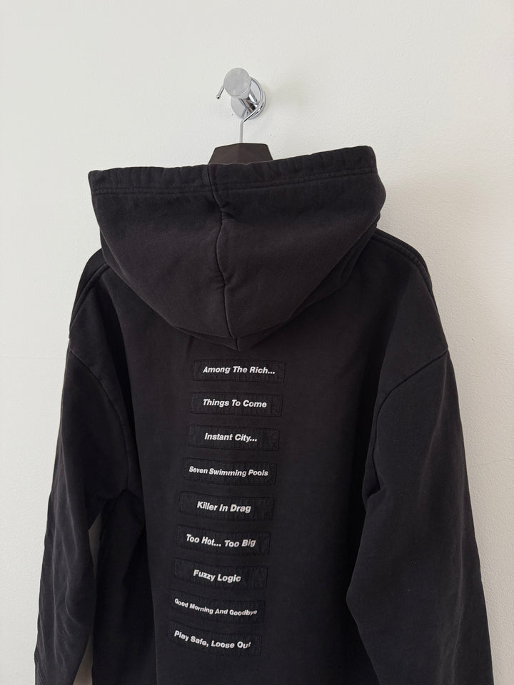 SS18 Poem Patch Joy Division Hoodie