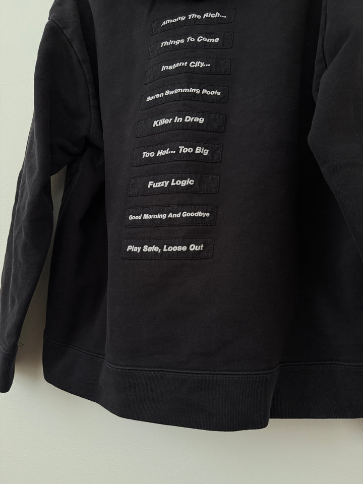 SS18 Poem Patch Joy Division Hoodie