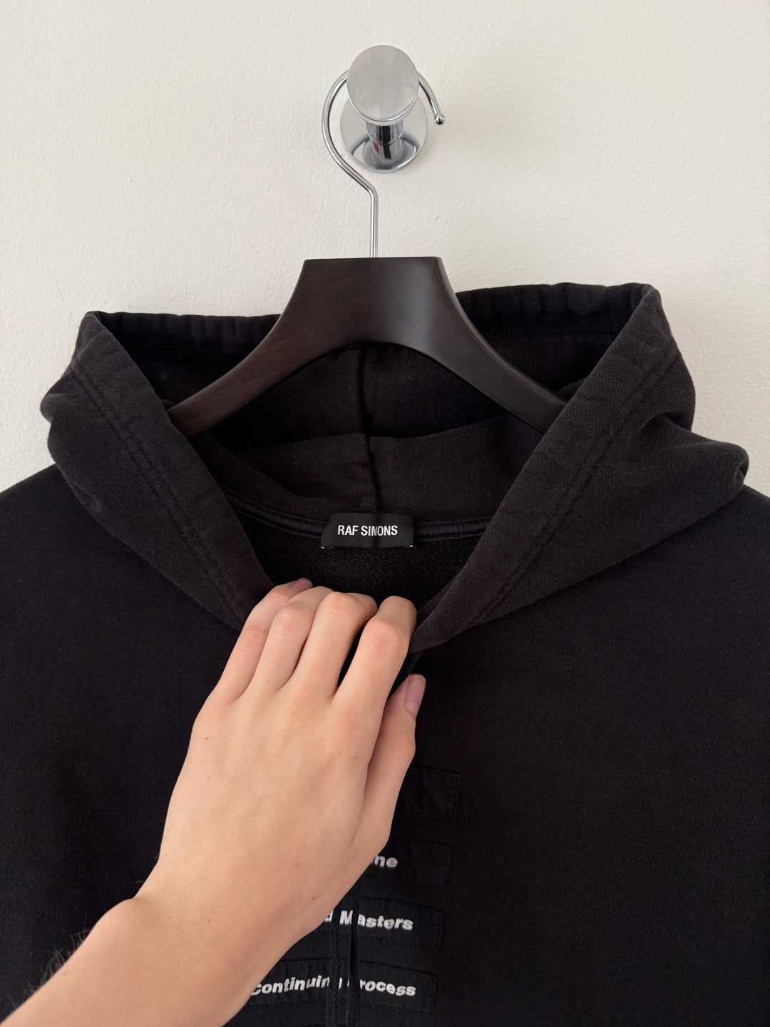 SS18 Poem Patch Joy Division Hoodie