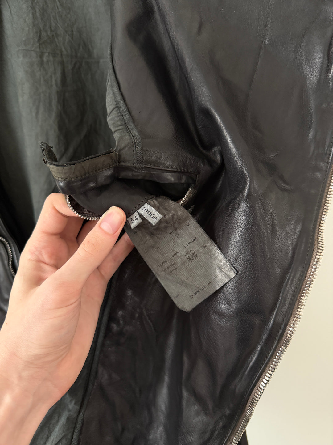 'Disjointed' Fencing Moto Jacket