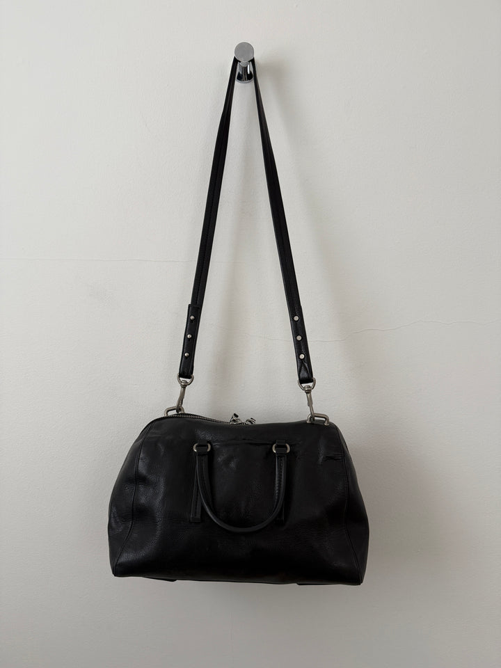 Leather Top Handle Bag