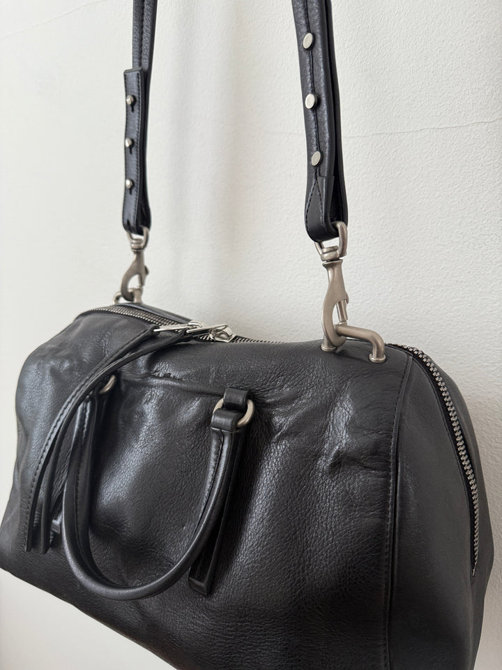 Leather Top Handle Bag