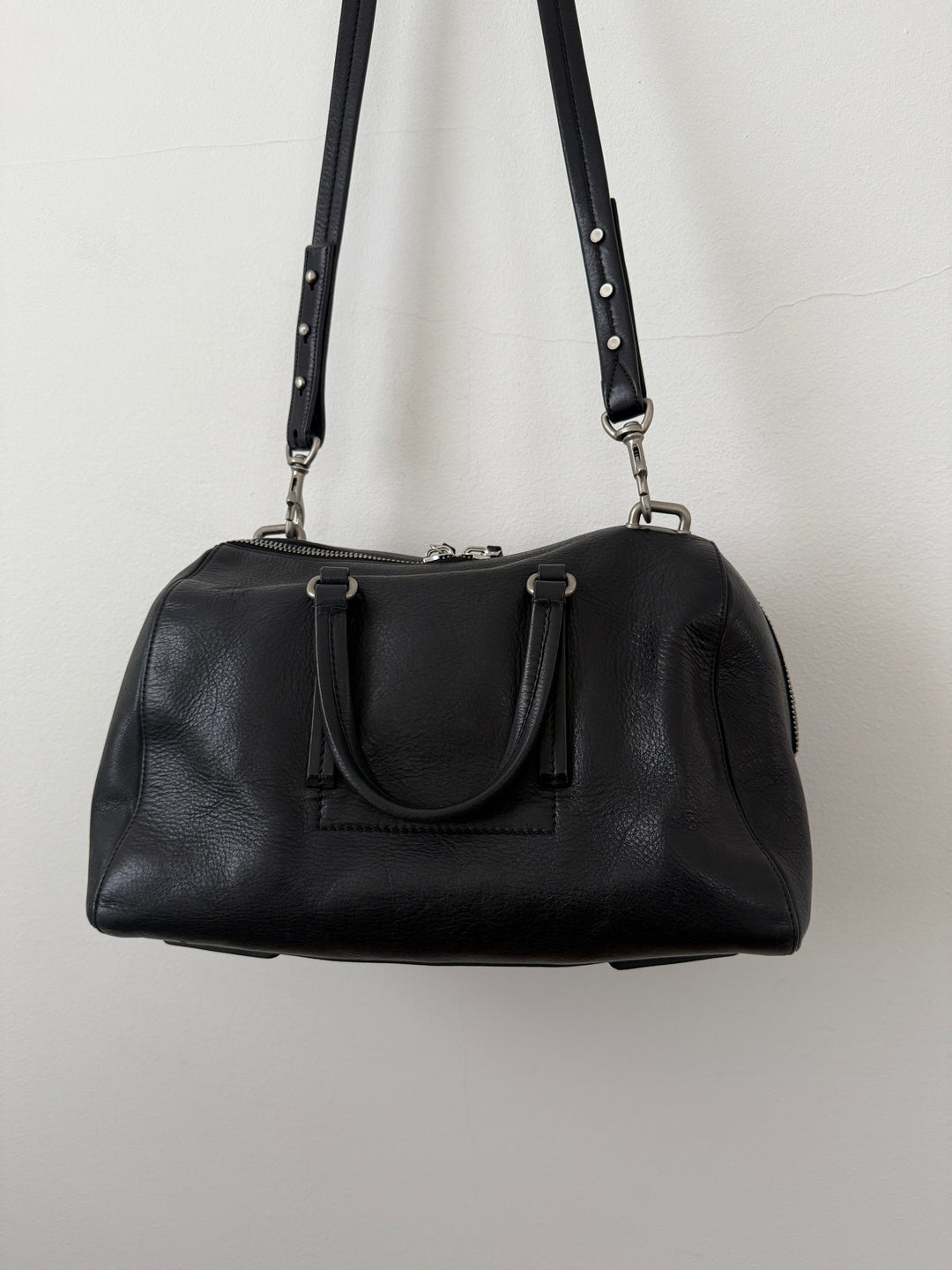 Leather Top Handle Bag