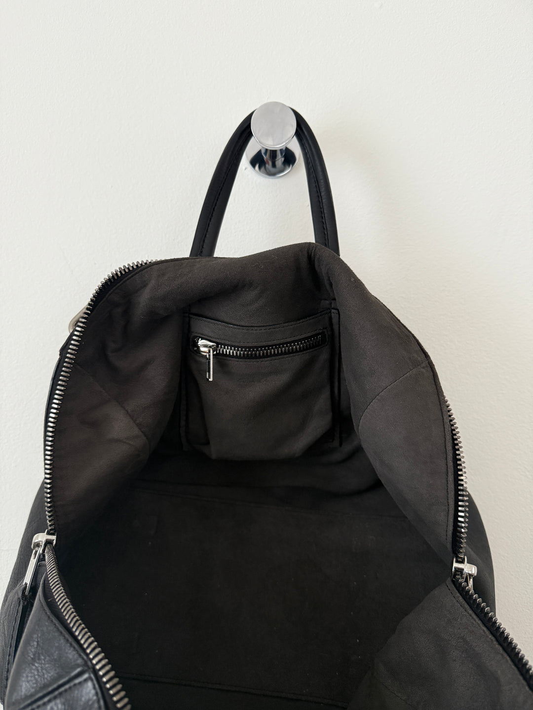 Leather Top Handle Bag