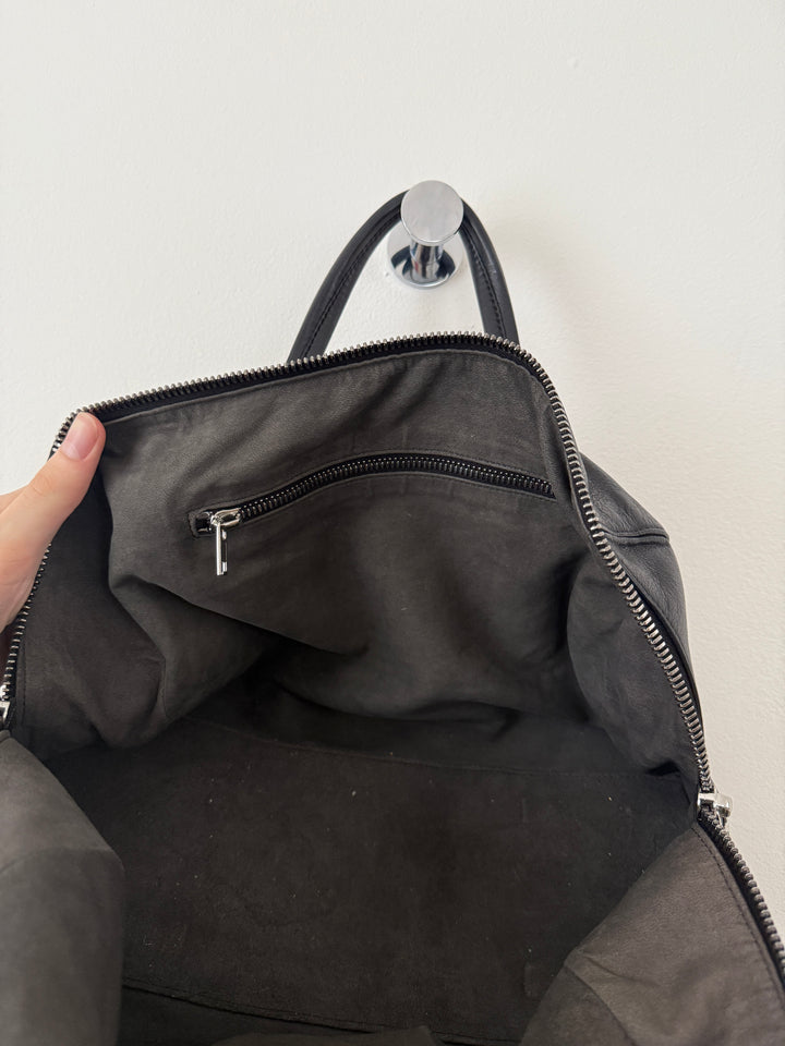 Leather Top Handle Bag