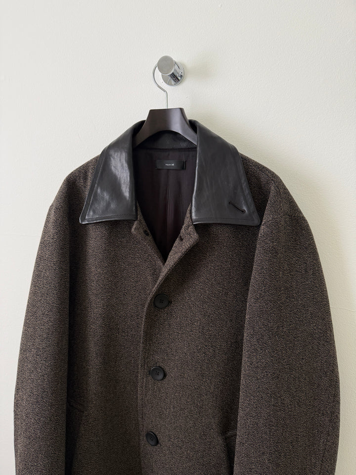 Dust Brown Car Coat