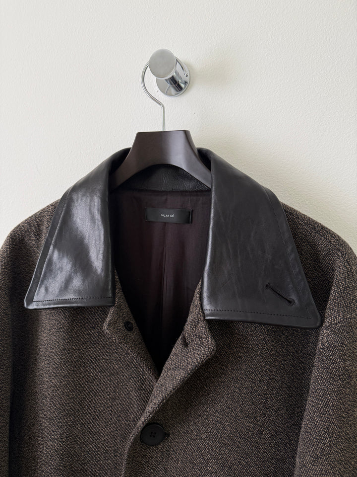 Dust Brown Car Coat