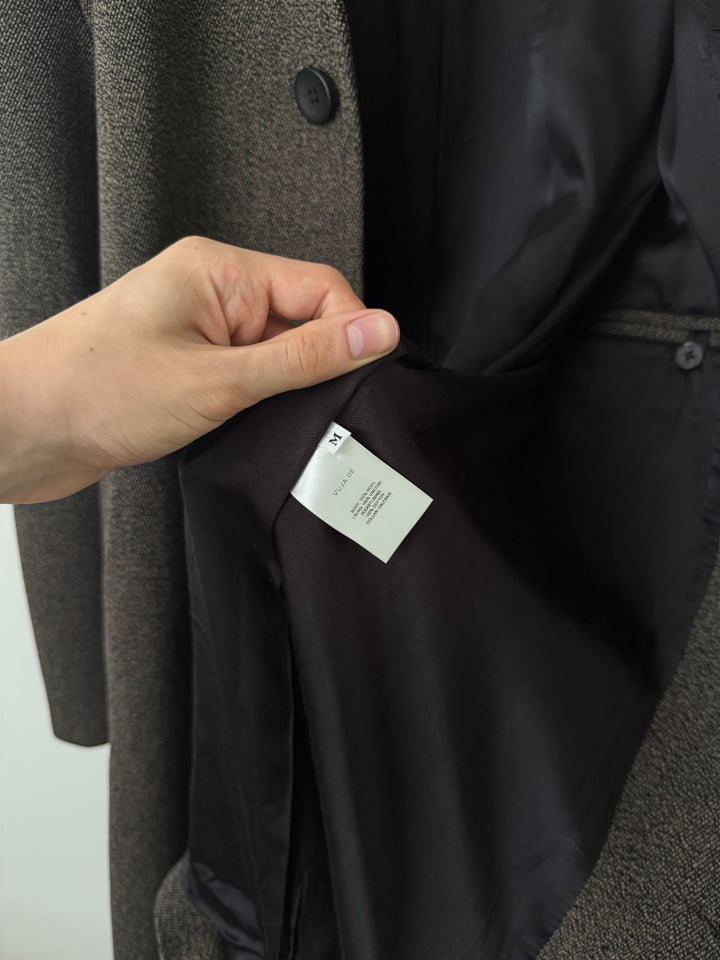 Dust Brown Car Coat