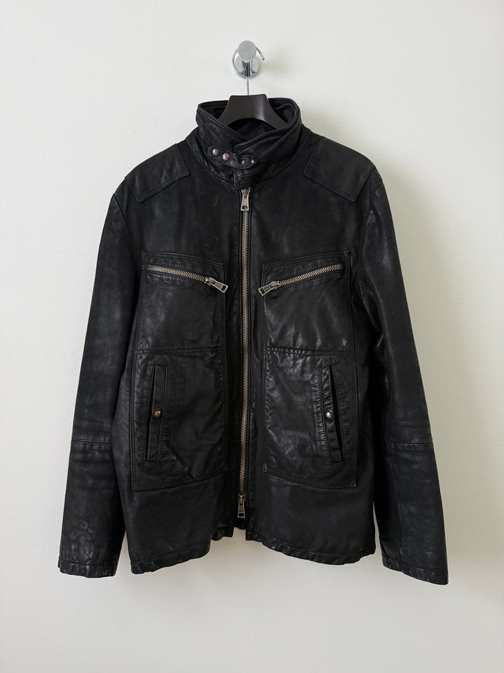 Leather Moto Jacket