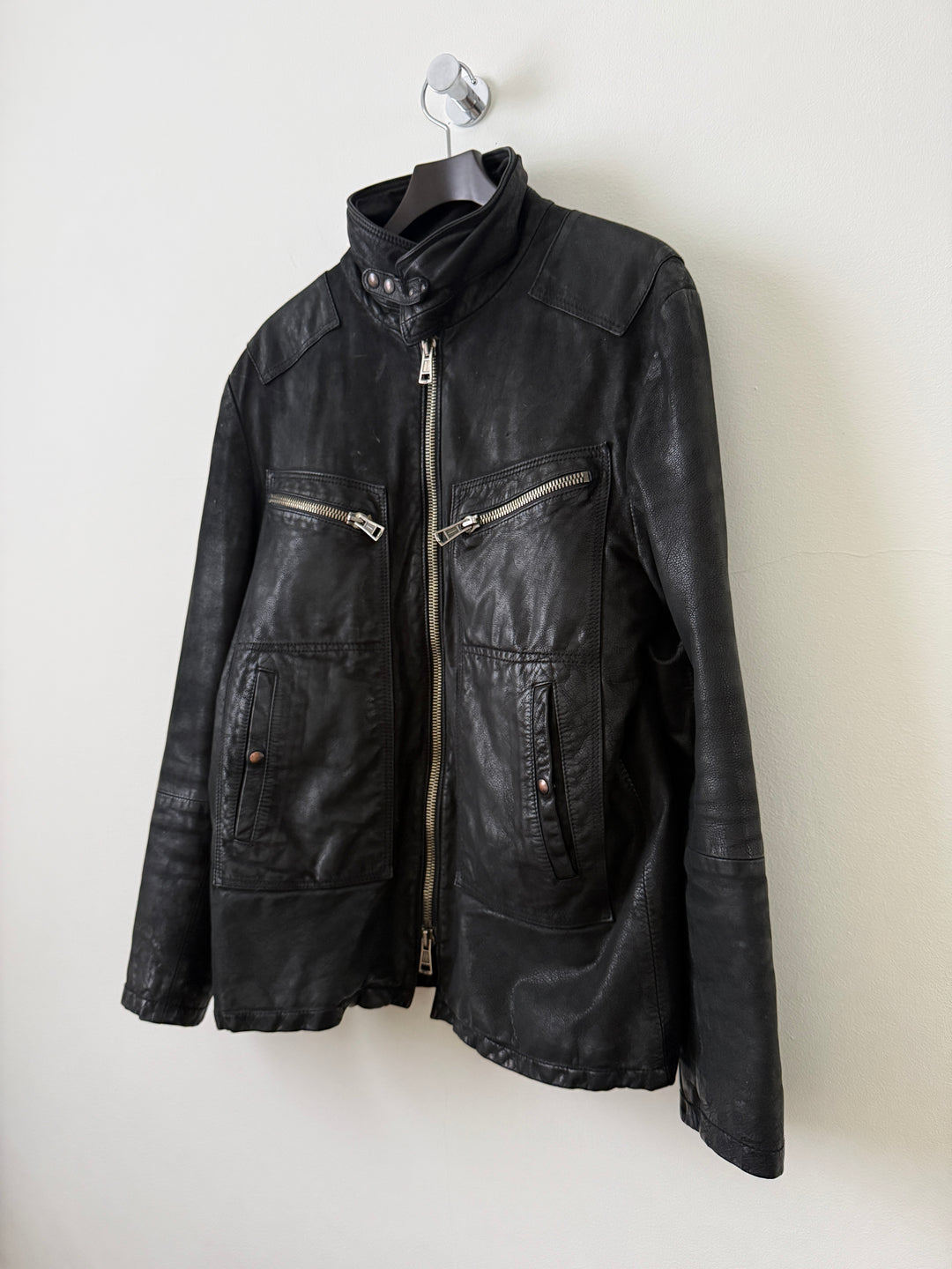 Leather Moto Jacket